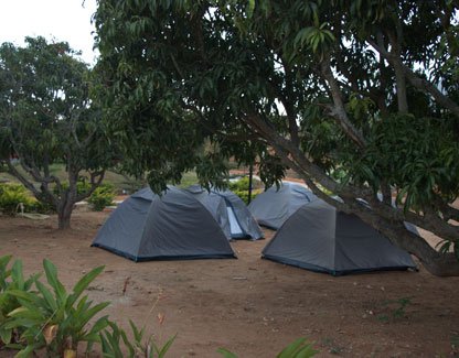 Original tent stay area